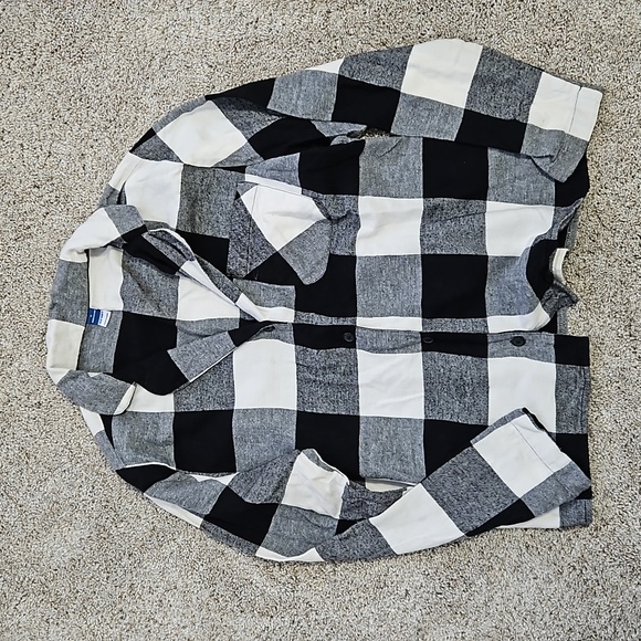 LN Old Navy women's M plaid check pj set - Picture 3 of 10